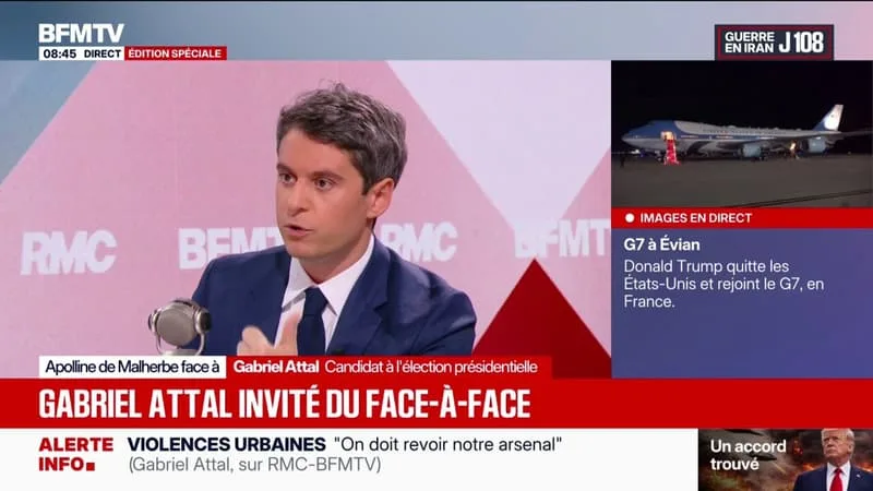 INTELLIGENCE ARTIFICIELLE: GABRIEL ATTAL ESTIME « QU’ON EST DANS UNE GUERRE TECHNOLOGIQUE »