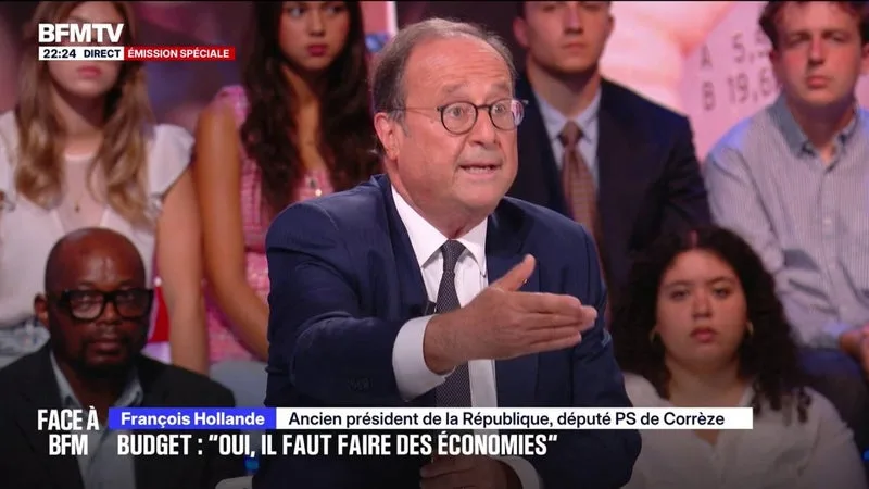 BUDGET: « SI ON DEMANDE UN EFFORT, CELA DOIT ÊTRE À CEUX QUI ONT LE PLUS GAGNÉ », EXPLIQUE FRANÇOIS HOLLANDE, ANCIEN PRÉSIDENT DE LA RÉPUBLIQUE