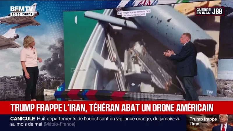 GUERRE AU MOYEN-ORIENT: LES GARDIENS DE LA RÉVOLUTION DÉCLARENT AVOIR ABATTU UN DRONE AMÉRICAIN DANS SON ESPACE AÉRIEN