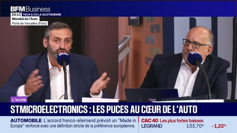 PIERRE-YVES BERGER (STMICROELECTRONICS) : STMICROELECTRONICS, LES PUCES AU CŒUR DE L’AUTO – 15/10