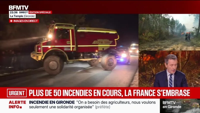 ÉDITION SPÉCIALE – PLUS DE 50 INCENDIES, LA FRANCE S’EMBRASE – 29/07