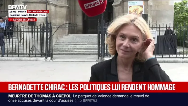 OBSÈQUES DE BERNADETTE CHIRAC: « C’EST UNE PAGE QUI SE TOURNE », DÉCLARE VALÉRIE PÉCRESSE