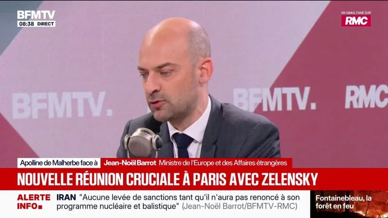 GUERRE EN UKRAINE: JEAN-NOËL BARROT, MINISTRE DES AFFAIRES ÉTRANGÈRES, CONFIRME QUE LA FRANCE DOIT « AIDER PLUS » KIEV