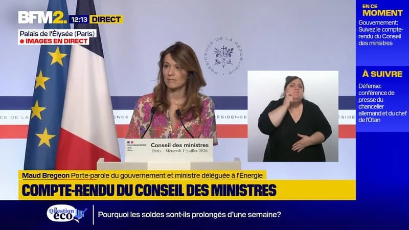 MOTION DE CENSURE DES ÉCOLOGISTES: MAUD BREGEON DÉPLORE DES FORCES POLITIQUES QUI « ENTRETIENNENT CETTE CRISE »