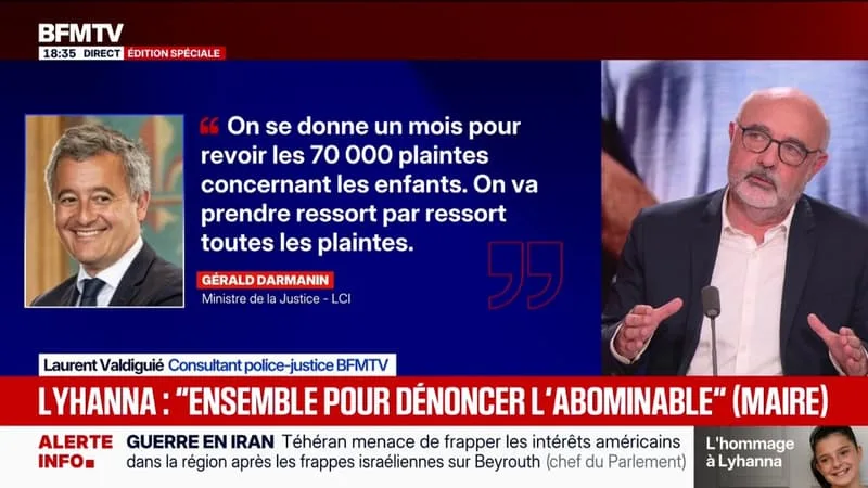 LYHANNA: GÉRALD DARMANIN ORDONNE UNE REVUE DE 70.000 PLAINTES IMPLIQUANT DES ENFANTS D’ICI AU 14 JUILLET