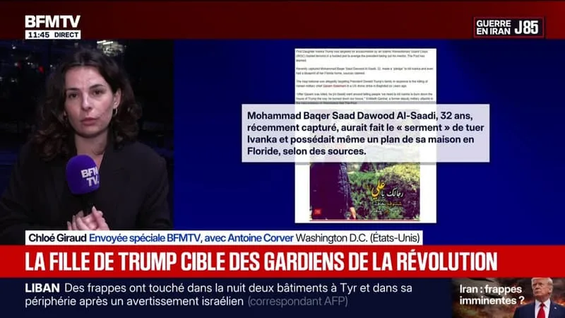 ÉTATS-UNIS: UN IRAKIEN MEMBRE DES GARDIENS DE LA RÉVOLUTION SOUPÇONNÉ D’AVOIR PRÉPARÉ UNE ATTAQUE CONTRE LA FILLE DE DONALD TRUMP