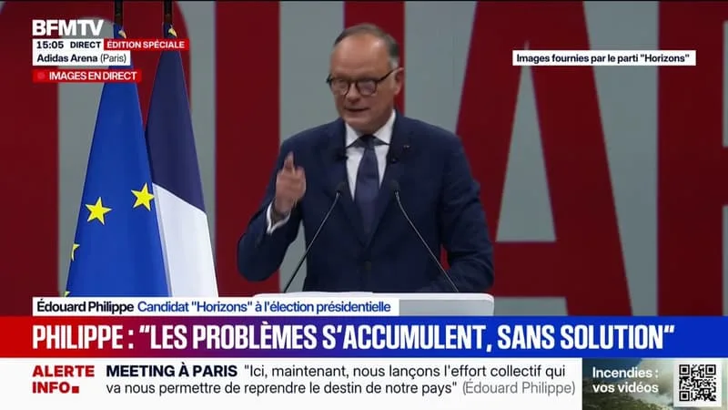 « LA DETTE EST ABYSSALE MAIS CE N’EST PAS SI GRAVE », IRONISE ÉDOUARD PHILIPPE, CANDIDAT « HORIZONS » À LA PRÉSIDENTIELLE, EN TACLANT MARINE LE PEN, OLIVIER FAURE ET JEAN-LUC MÉLENCHON