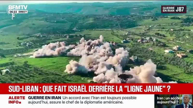 SUD-LIBAN: QUE SE PASSE-T-IL EN DESSOUS DE « LA LIGNE JAUNE », ZONE CONTRÔLÉE PAR ISRAËL?
