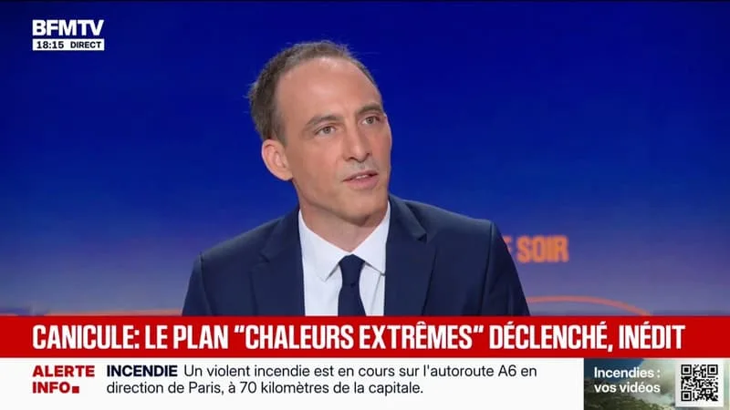 CANICULE: « L’IMPRÉPARATION EST TOTALE », ESTIME RAPHAËL GLUCKSMANN, DÉPUTÉ EUROPÉEN « PLACE PUBLIQUE »