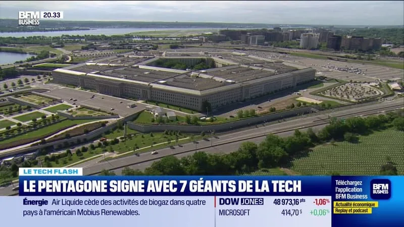 LE TECH FLASH : « LE PENTAGONE SIGNE AVEC 7 GÉANTS DE LA TECH » PAR LÉA BENAIM – 04/05