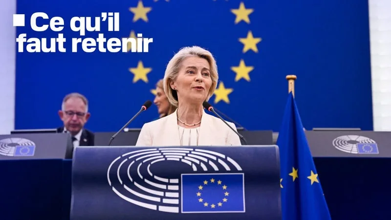 SÉCURITÉ EUROPÉENNE, CANADA, RÉSEAUX SOCIAUX… CE QU’IL FAUT RETENIR DU DISCOURS SUR L’ÉTAT DE L’UNION D’URSULA VON DER LEYEN