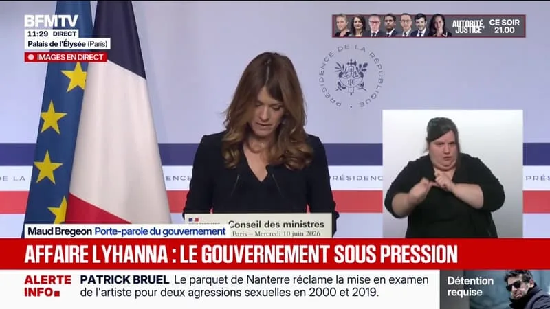 AFFAIRE LYHANNA: « LA PRÉCIPITATION ET LA DÉMAGOGIE SONT DES RÉPONSES QUI NE SONT PAS À LA HAUTEUR », INDIQUE LA PORTE-PAROLE DU GOUVERNEMENT MAUD BREGEON