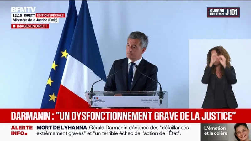 MORT DE LYHANNA: « CE N’EST PAS UNE QUESTION DE MOYENS (…) C’EST PLUTÔT LA LENTEUR ET LE MANQUE DE PRIORISATION », SOULIGNE GÉRALD DARMANIN