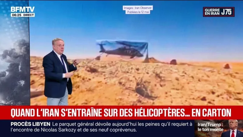 LE BRIEF DU GÉNÉRAL – QUAND L’IRAN S’ENTRAÎNE SUR DES HÉLICOPTÈRES EN CARTON