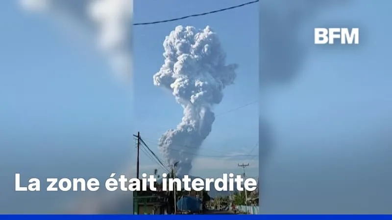 AU MOINS TROIS MORTS ET 10 RANDONNEURS DISPARUS APRÈS L’ÉRUPTION D’UN VOLCAN EN INDONÉSIE