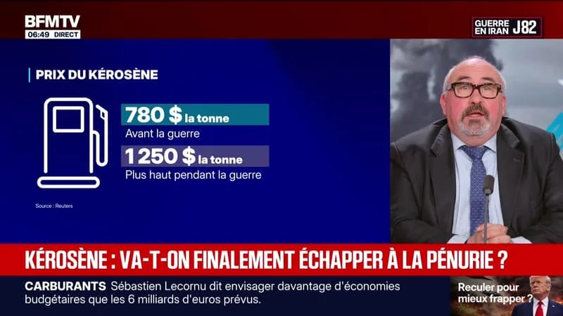 BFM ÉCO : KÉROSÈNE, VA-T-ON FINALEMENT ÉCHAPPER À LA PÉNURIE ? – 20/05