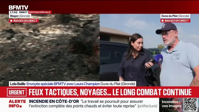 INCENDIE EN GIRONDE: « ON A UNE IMPRESSION DE DÉJÀ-VU ET QUE RIEN NE S’EST PASSÉ DEPUIS », DÉPLORE LE GÉRANT DU CAMPING « LES FLOTS BLEUS » À LA DUNE DU PILAT