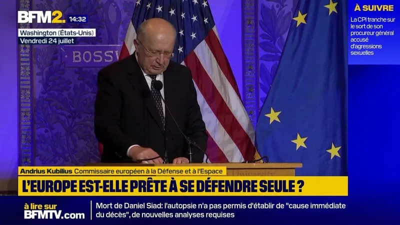 « DANS UN MONDE EN MUTATION, L’EUROPE ET L’AMÉRIQUE ONT BESOIN L’UNE DE L’AUTRE », ASSURE LE COMMISSAIRE EUROPÉEN À LA DÉFENSE
