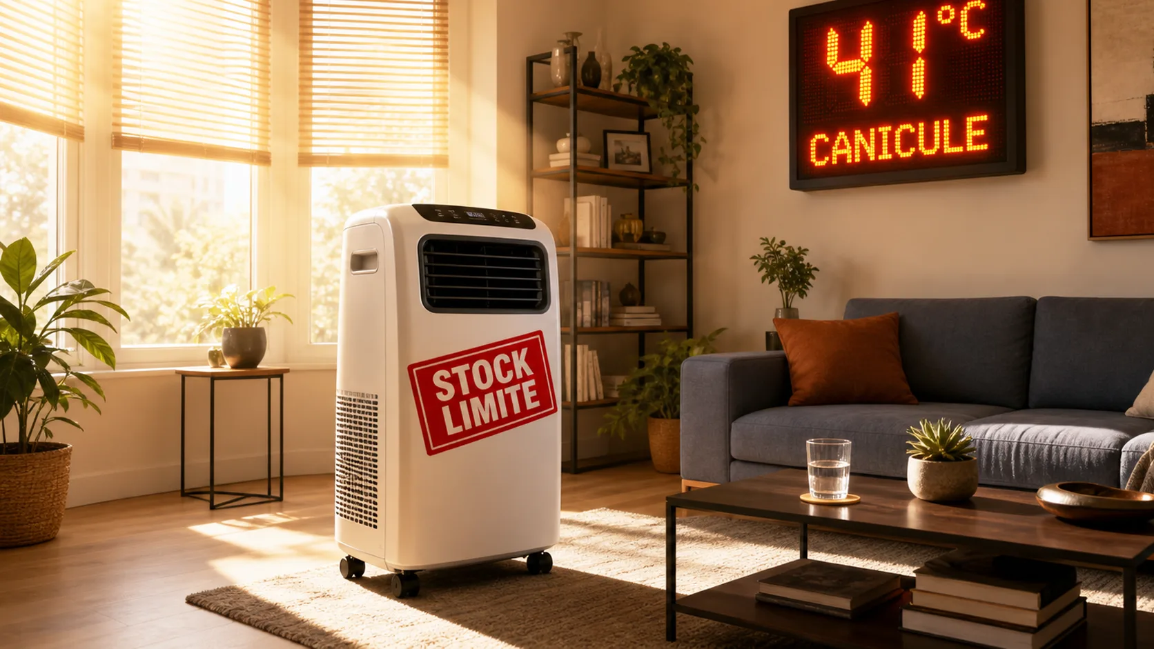 NOUVELLE CANICULE EN FRANCE : CES 2 CLIMATISEURS OLIMPIA SPLENDID SONT ENCORE DISPONIBLES CHEZ AMAZON