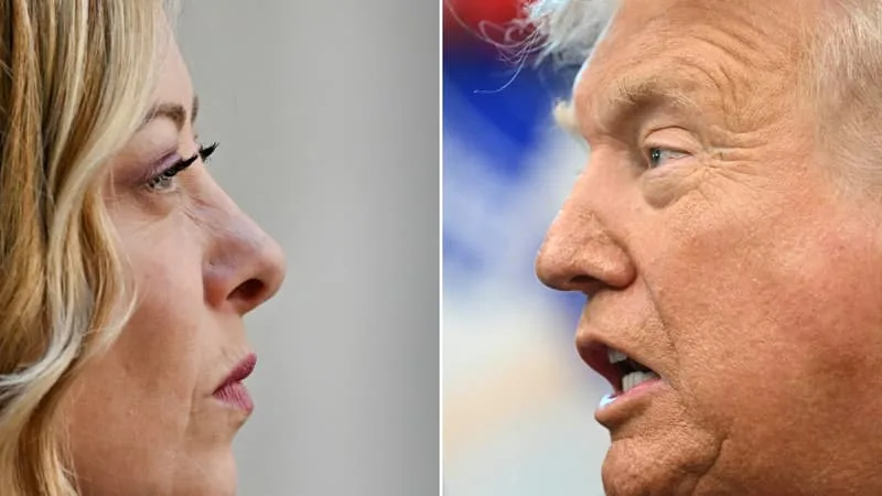 « ELLE VEUT À NOUVEAU FAIRE AMI-AMI POUR REMONTER DANS LES SONDAGES »: DONALD TRUMP RÉAFFIRME QUE GIORGIA MELONI LUI A DEMANDÉ « À PLUSIEURS REPRISES » DE PRENDRE UNE PHOTO AVEC LUI AU G7