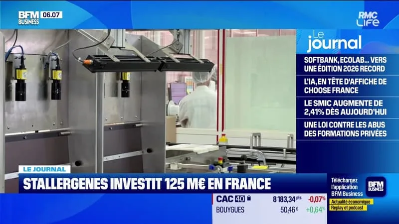 STALLERGENES INVESTIT EN FRANCE