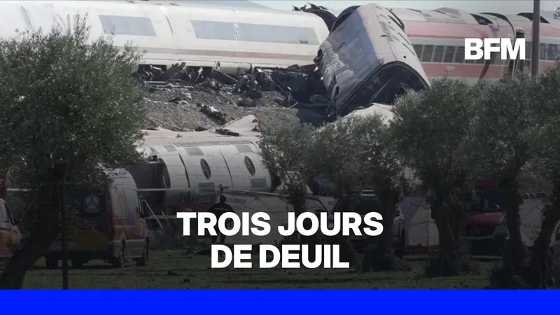 ACCIDENT DE TRAINS EN ESPAGNE: TROIS JOURS DE DEUIL EN ANDALOUSIE
