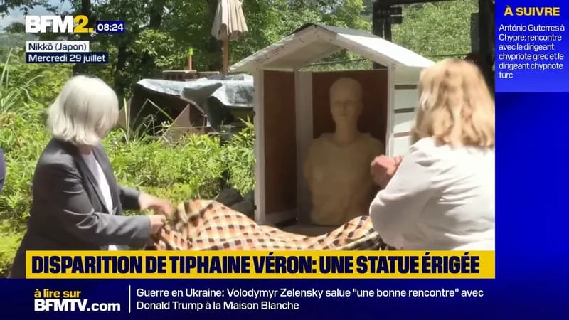 DISPARITION DE TIPHAINE VÉRON EN 2018: UNE STATUE DÉVOILÉE AU JAPON EN MÉMOIRE DE LA FRANÇAISE