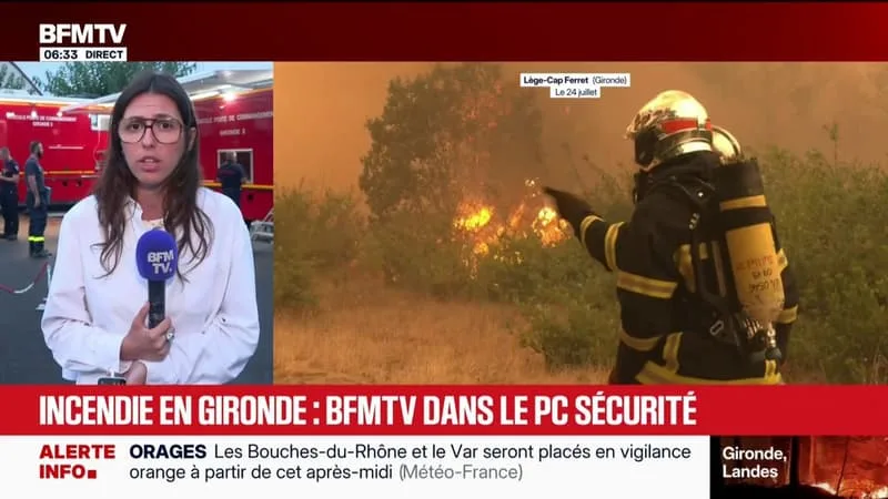 INCENDIE EN GIRONDE: LE FEU A PARCOURU 19.000 HECTARES